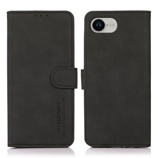 KHAZNEH Matte Texture Leather Phone Case, For iPhone 16e, For iPhone 16 Pro Max, For iPhone 16 Pro, For iPhone 16 Plus, For iPhone 16, For iPhone 15 Pro Max, For iPhone 15 Pro, For iPhone 15 Plus