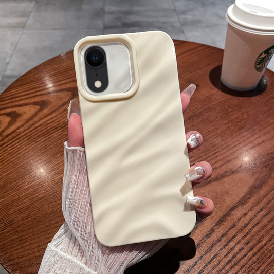 Solid Color Wave Texture TPU Phone Case, For iPhone XR, For iPhone XS Max