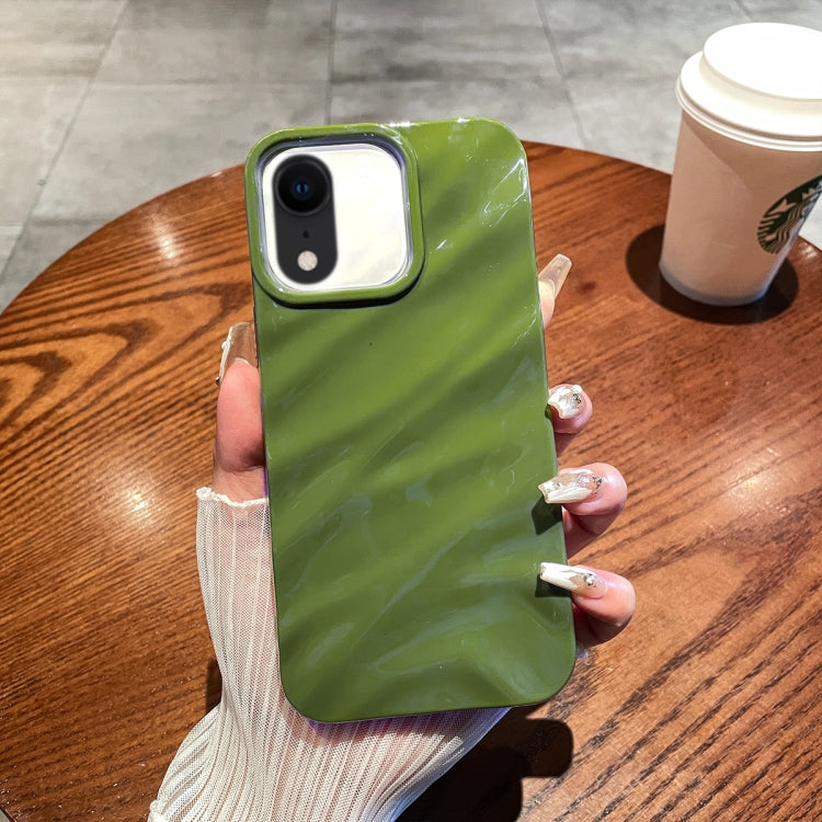 Solid Color Wave Texture TPU Phone Case, For iPhone XR, For iPhone XS Max