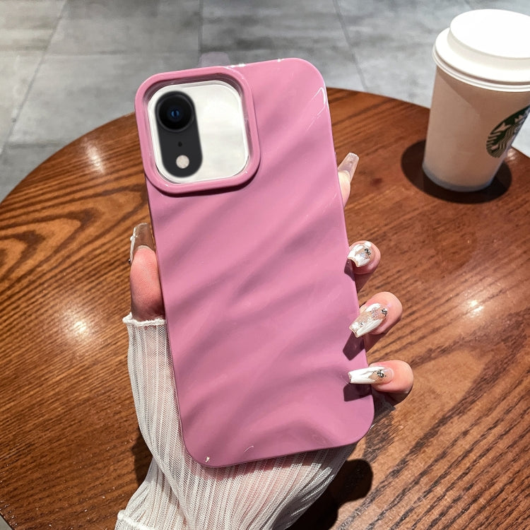 Solid Color Wave Texture TPU Phone Case, For iPhone XR, For iPhone XS Max