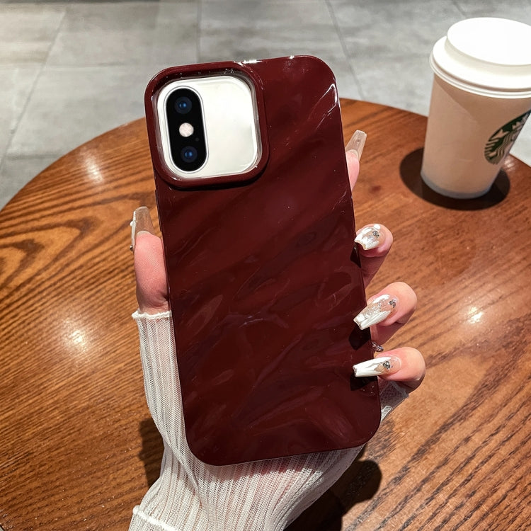 Solid Color Wave Texture TPU Phone Case, For iPhone XR, For iPhone XS Max