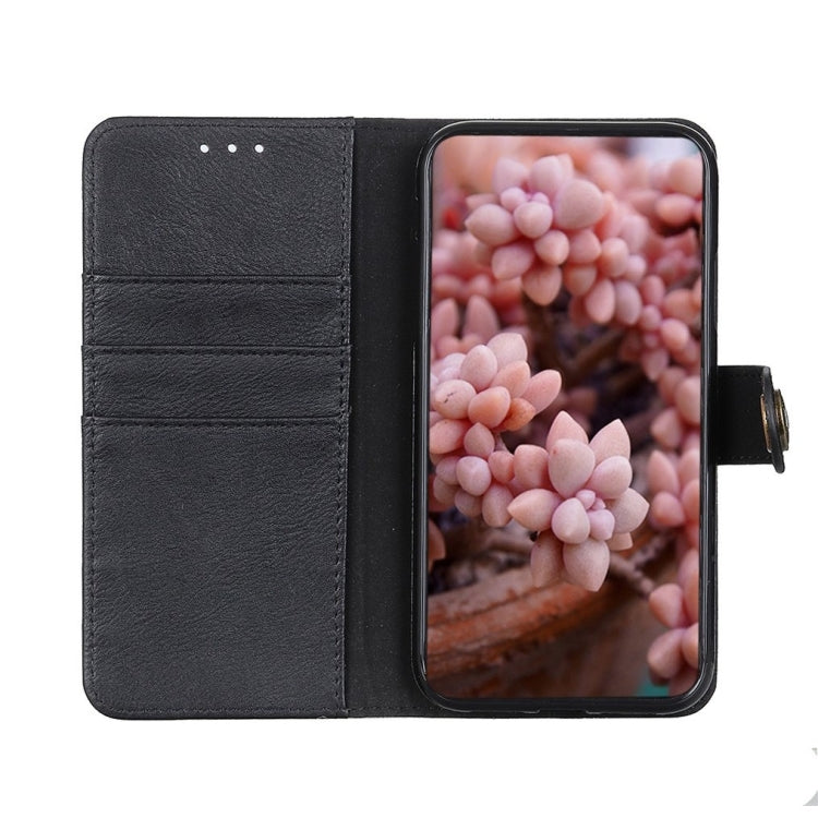 KHAZNEH Cowhide Texture Horizontal Flip Leather Phone Case, For iPhone 16 Pro Max, For iPhone 16 Pro, For iPhone 16 Plus, For iPhone 16, iPhone 16e, For iPhone 15 Pro Max, For iPhone 15 Pro, For iPhone 15 Plus