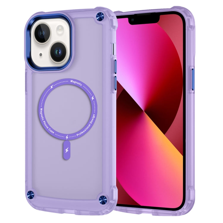 Skin Feel TPU + PC MagSafe Magnetic Phone Case, For iPhone 15, For iPhone 14 Plus, For iPhone 14, For iPhone 14 Pro, For iPhone 14 Pro Max, For iPhone 13 Pro Max, For iPhone 13 Pro, For iPhone 13