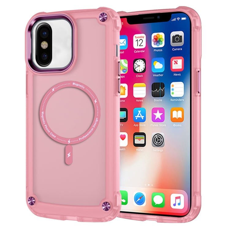 Skin Feel TPU + PC MagSafe Magnetic Phone Case, For iPhone 12 / 12 Pro, For iPhone 12 Pro Max, For iPhone 11 Pro Max, For iPhone 11, For iPhone 11 Pro, For iPhone X / XS, For iPhone XS Max