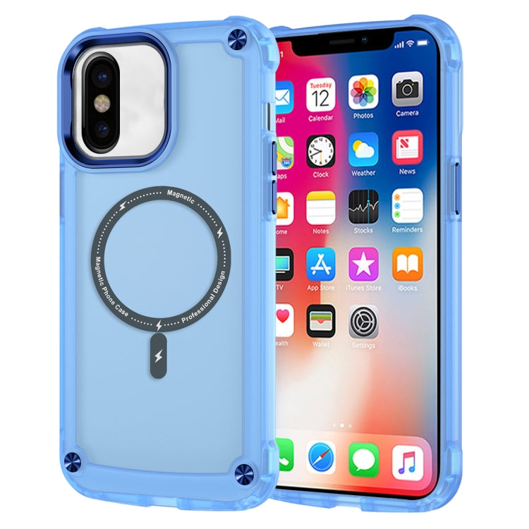 Skin Feel TPU + PC MagSafe Magnetic Phone Case, For iPhone 12 / 12 Pro, For iPhone 12 Pro Max, For iPhone 11 Pro Max, For iPhone 11, For iPhone 11 Pro, For iPhone X / XS, For iPhone XS Max