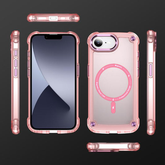 Skin Feel TPU + PC MagSafe Magnetic Phone Case, For iPhone 16e, For iPhone 16 Pro Max, For iPhone 16 Pro, For iPhone 16 Plus, For iPhone 16, For iPhone 15 Pro Max, For iPhone 15 Pro, For iPhone 15 Plus