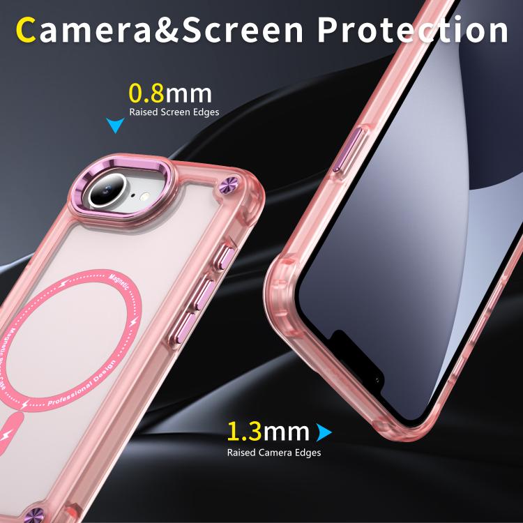 Skin Feel TPU + PC MagSafe Magnetic Phone Case, For iPhone 16e, For iPhone 16 Pro Max, For iPhone 16 Pro, For iPhone 16 Plus, For iPhone 16, For iPhone 15 Pro Max, For iPhone 15 Pro, For iPhone 15 Plus