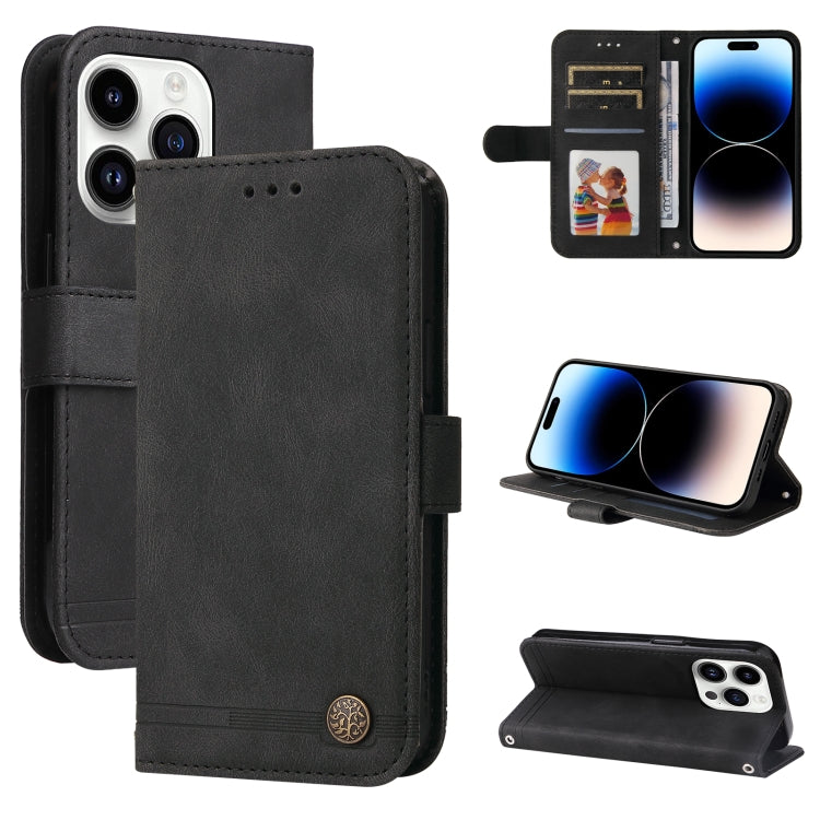 Skin Feel Life Tree Leather Phone Case, For iPhone 15 Pro, For iPhone 15 Plus, For iPhone 15