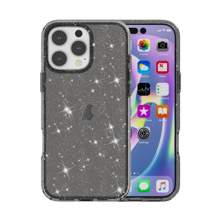 Shockproof Terminator Glitter Powder Phone Case, For iPhone 16 Pro Max, For iPhone 16 Pro, For iPhone 16 Plus, For iPhone 16, iPhone 16e, For iPhone 15 Pro Max