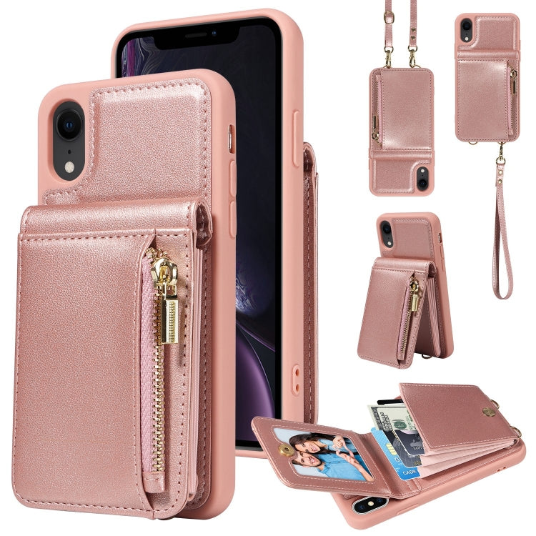 Crossbody Lanyard Zipper Wallet Leather Phone Case, For iPhone 11 Pro Max, For iPhone 11, For iPhone 11 Pro, For iPhone X / XS, For iPhone XR, For iPhone XS Max