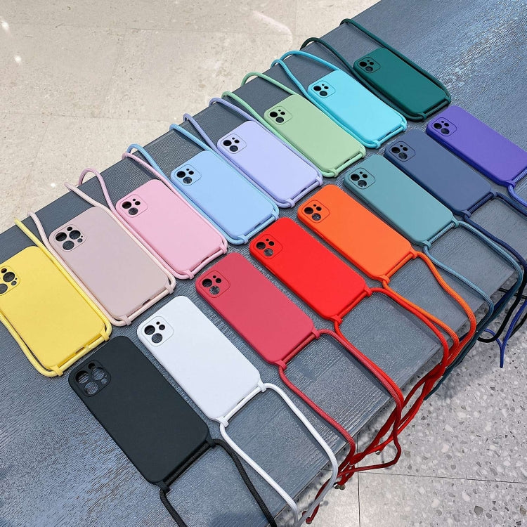 Crossbody Lanyard Liquid Silicone Case, For iPhone 16 Pro Max, For iPhone 16 Pro