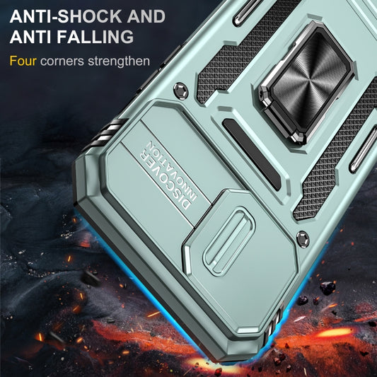 Armor PC + TPU Camera Shield Phone Case, For iPhone 15 Pro Max, For iPhone 15 Pro, For iPhone 15 Plus, For iPhone 15