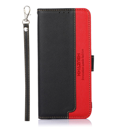 KHAZNEH Litchi Texture Leather RFID Phone Case, For iPhone 15, For iPhone 14 Plus, For iPhone 14, For iPhone 14 Pro, For iPhone 14 Pro Max