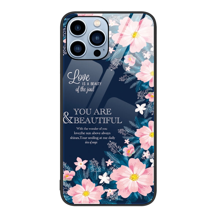 Colorful Painted Glass Phone Case, For iPhone 15 Pro Max, For iPhone 15 Pro