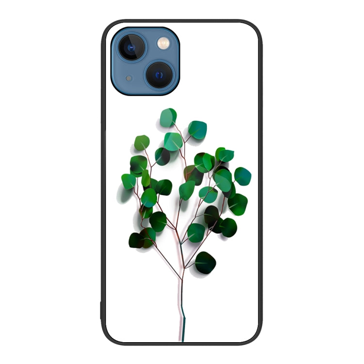 Colorful Painted Glass Phone Case, For iPhone 15 Plus, For iPhone 15