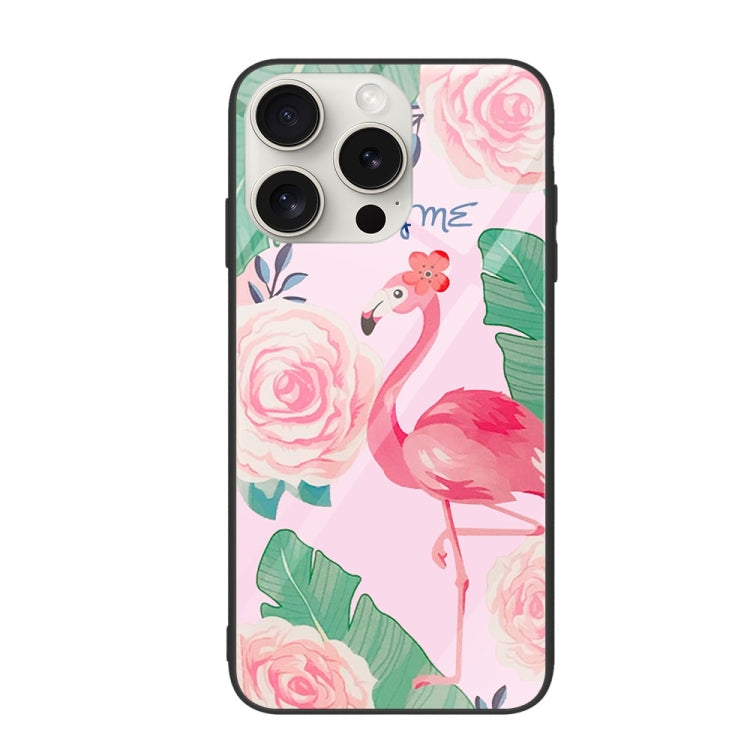 Colorful Painted Glass Phone Case, For iPhone 16 Pro Max, For iPhone 16 Pro