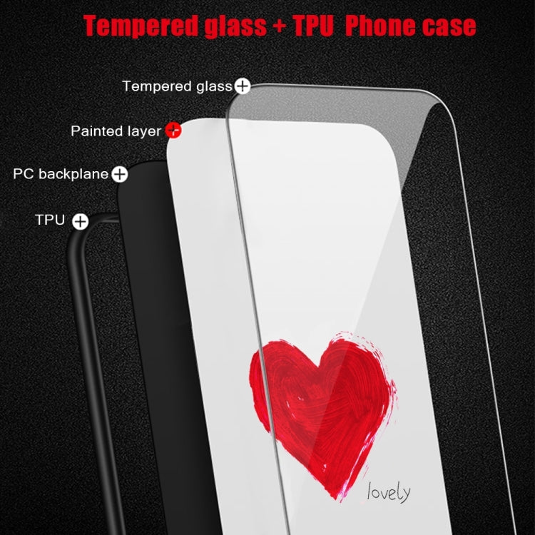 Colorful Painted Glass Phone Case, For iPhone 16 Pro Max, For iPhone 16 Pro