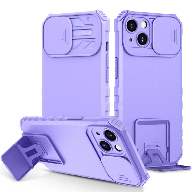 Stereoscopic Holder Sliding Camshield Phone Case, For iPhone 15 Pro Max, For iPhone 15 Pro, For iPhone 15 Plus, For iPhone 15