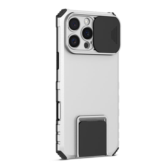 Stereoscopic Holder Sliding Camshield Phone Case, For iPhone 16 Pro Max, For iPhone 16 Pro, For iPhone 16 Plus, For iPhone 16