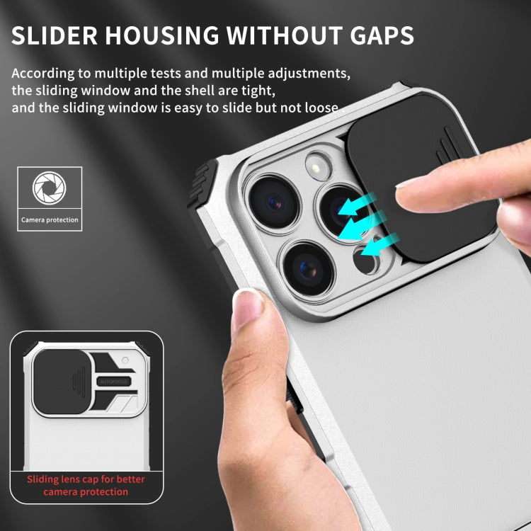 Stereoscopic Holder Sliding Camshield Phone Case, For iPhone 16 Pro Max, For iPhone 16 Pro, For iPhone 16 Plus, For iPhone 16