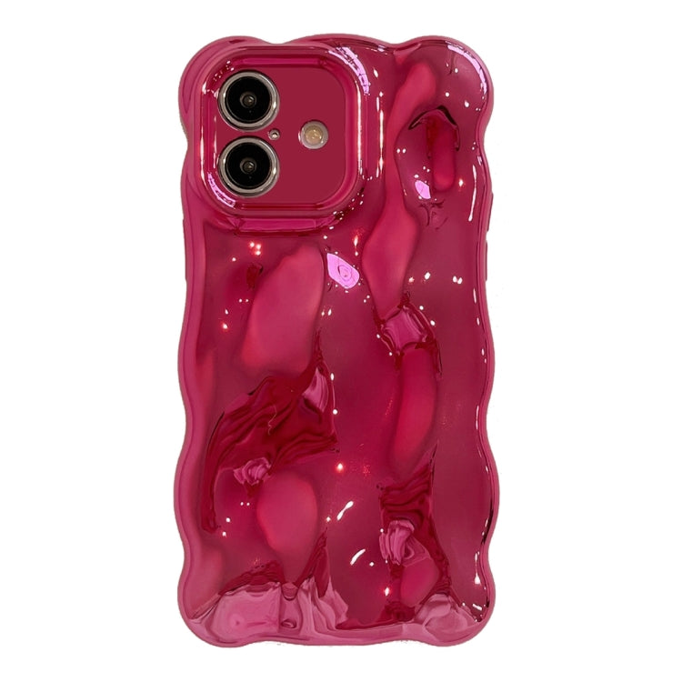 Wave Bubbles TPU Phone Case, For iPhone 16 Plus