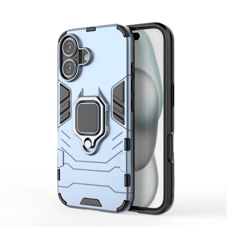 Shockproof PC + TPU Holder Phone Case, For iPhone 16 Pro Max, For iPhone 16 Pro, For iPhone 16 Plus, For iPhone 16, For iPhone 15 Pro Max, For iPhone 15 Pro, For iPhone 15 Plus, For iPhone 15