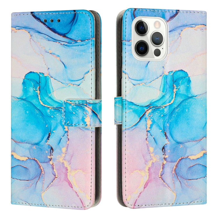 Painted Marble Pattern Leather Phone Case, For iPhone 16 Pro Max, For iPhone 16 Pro, For iPhone 16 Plus, For iPhone 16, For iPhone 15 Pro Max, For iPhone 15 Pro