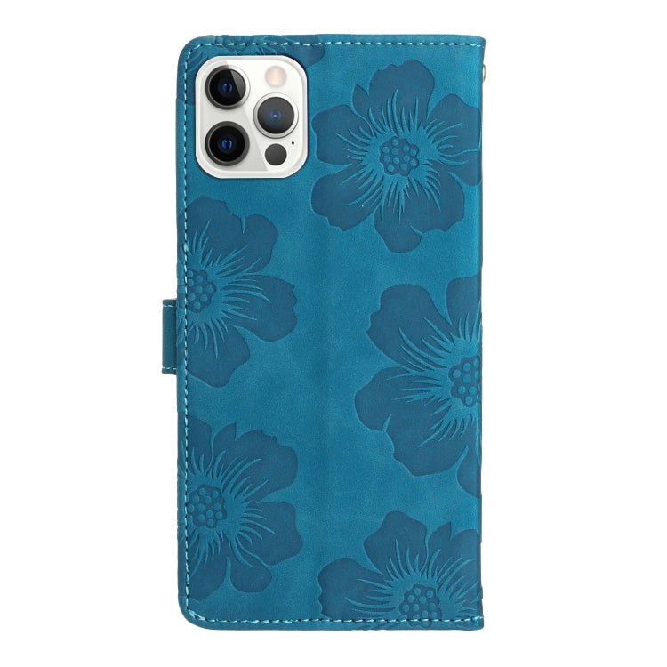 Flower Embossing Pattern Leather Phone Case, For iPhone 15 Pro, For iPhone 15 Plus, For iPhone 15, For iPhone 14 Plus, For iPhone 14, For iPhone 14 Pro