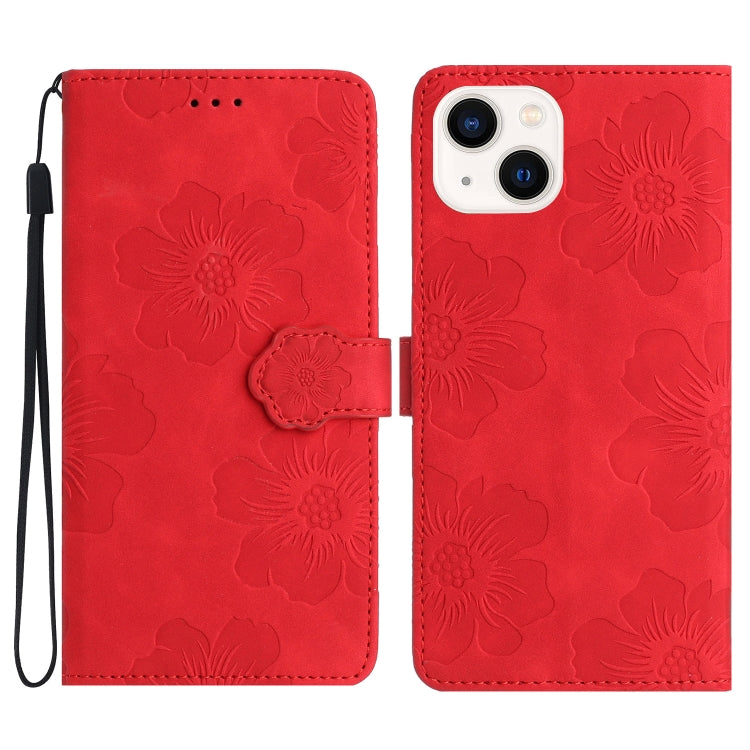 Flower Embossing Pattern Leather Phone Case, For iPhone 14 Pro Max, For iPhone 13 Pro Max, For iPhone 13 Pro, For iPhone 13