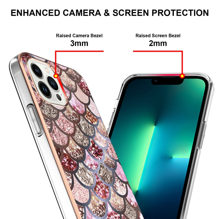 Electroplating Pattern IMD TPU Shockproof Case, For iPhone 15 Pro, For iPhone 15 Plus, For iPhone 15