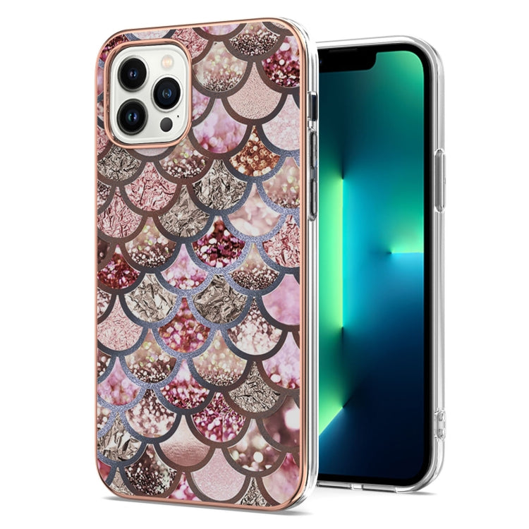 Electroplating Pattern IMD TPU Shockproof Case, For iPhone 16 Pro Max, For iPhone 16 Pro, For iPhone 16 Plus, For iPhone 16, For iPhone 15 Pro Max