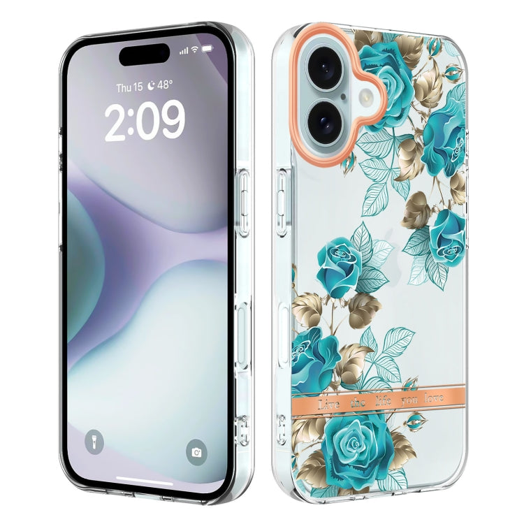 Flowers and Plants Series IMD TPU Phone Case, For iPhone 16 Pro Max, For iPhone 16 Pro, For iPhone 16 Plus, For iPhone 16, For iPhone 15 Pro Max