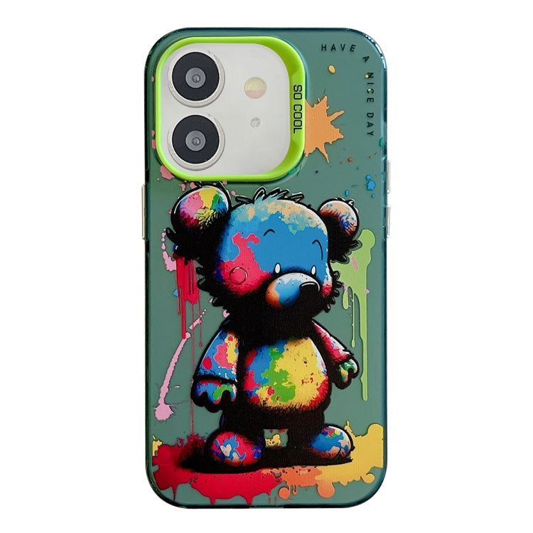 Animal Pattern Oil Painting Series PC + TPU Phone Case, For iPhone 11