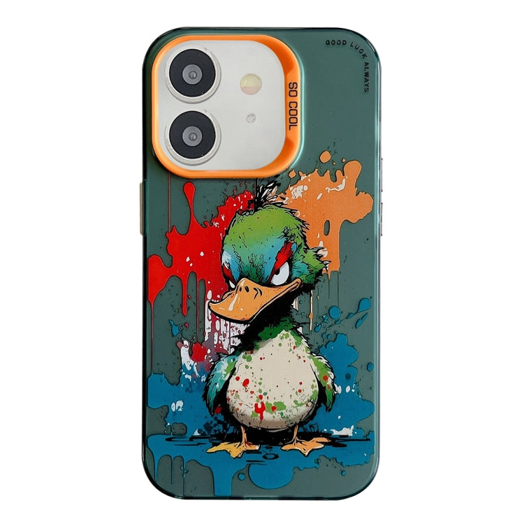 Animal Pattern Oil Painting Series PC + TPU Phone Case, For iPhone 11