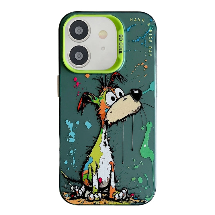 Animal Pattern Oil Painting Series PC + TPU Phone Case, For iPhone 11