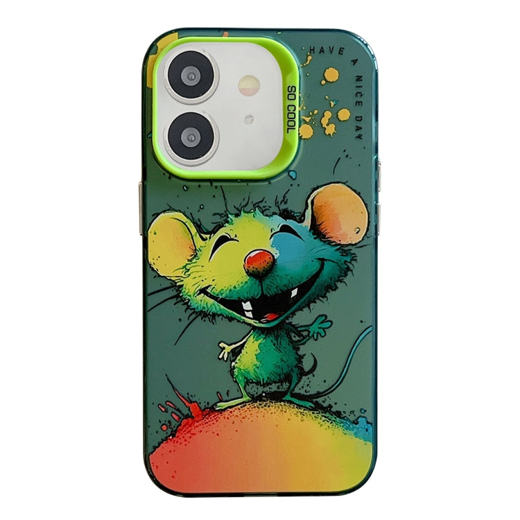 Animal Pattern Oil Painting Series PC + TPU Phone Case, For iPhone 12