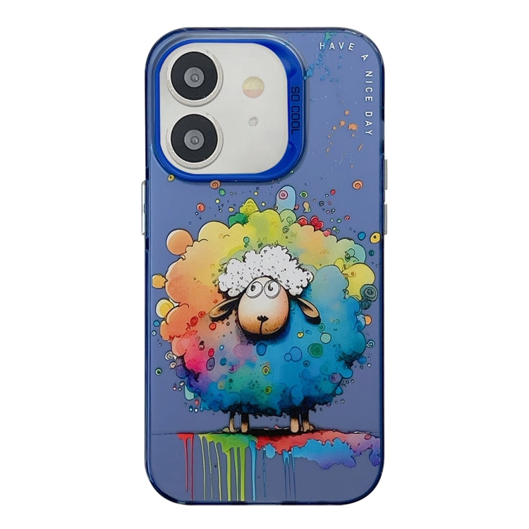 Animal Pattern Oil Painting Series PC + TPU Phone Case, For iPhone 12