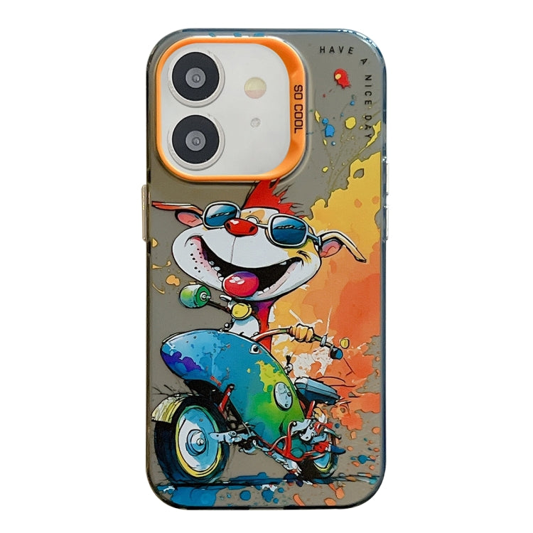 Animal Pattern Oil Painting Series PC + TPU Phone Case, For iPhone 12