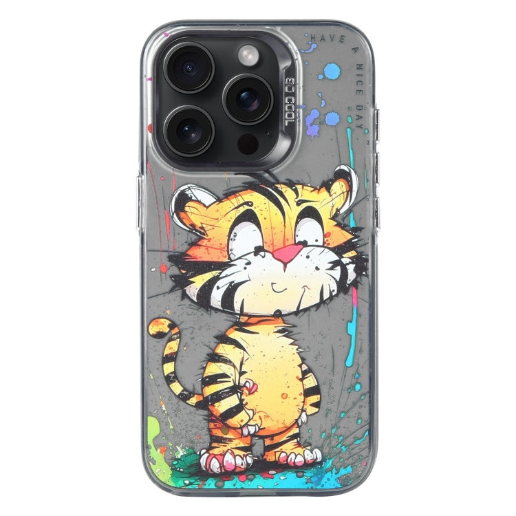 Animal Pattern Oil Painting Series PC + TPU Phone Case, For iPhone 12 Pro