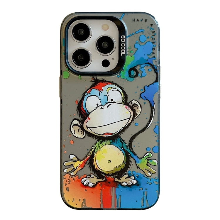 Animal Pattern Oil Painting Series PC + TPU Phone Case, For iPhone 12 Pro