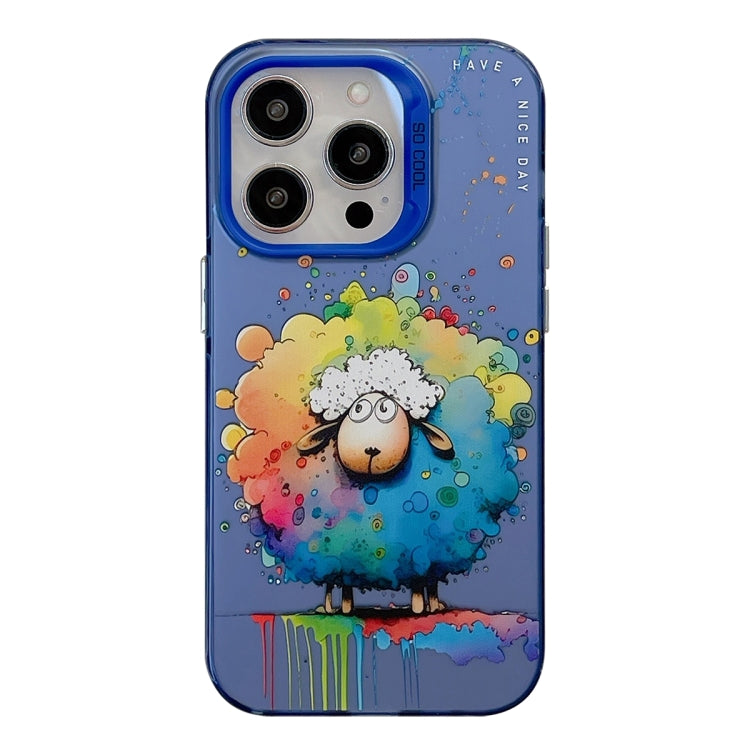 Animal Pattern Oil Painting Series PC + TPU Phone Case, For iPhone 12 Pro