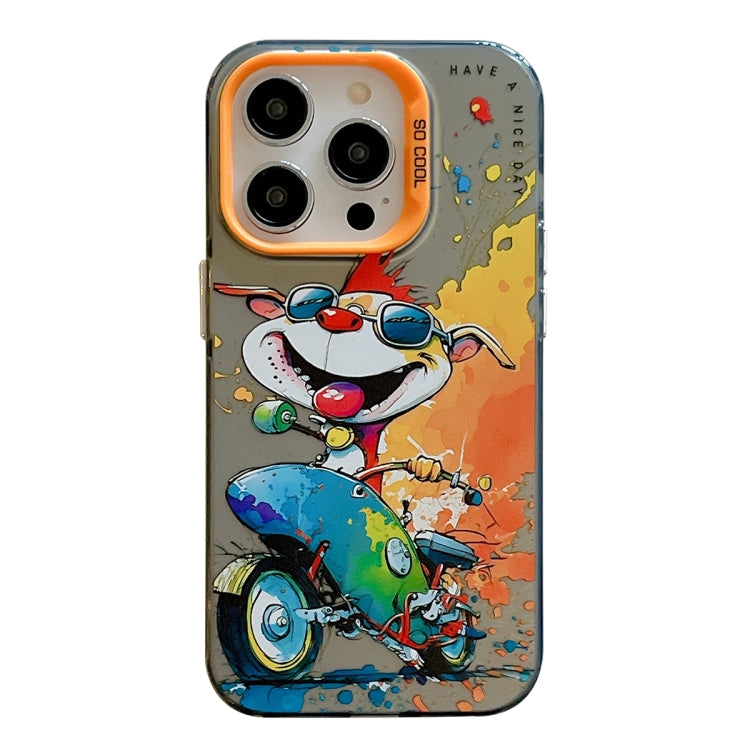 Animal Pattern Oil Painting Series PC + TPU Phone Case, For iPhone 12 Pro