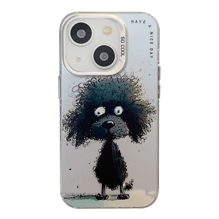 Animal Pattern Oil Painting Series PC + TPU Phone Case, For iPhone 13