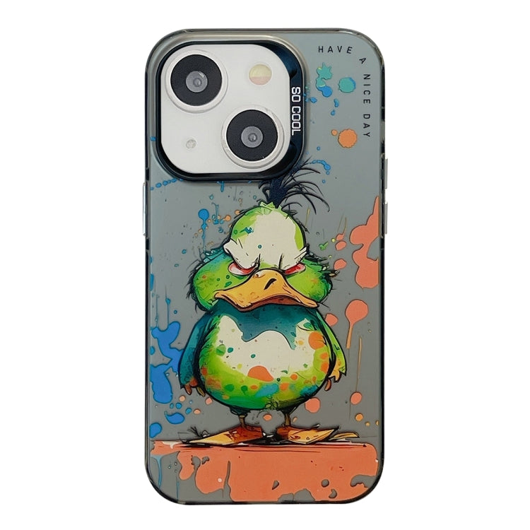 Animal Pattern Oil Painting Series PC + TPU Phone Case, For iPhone 13