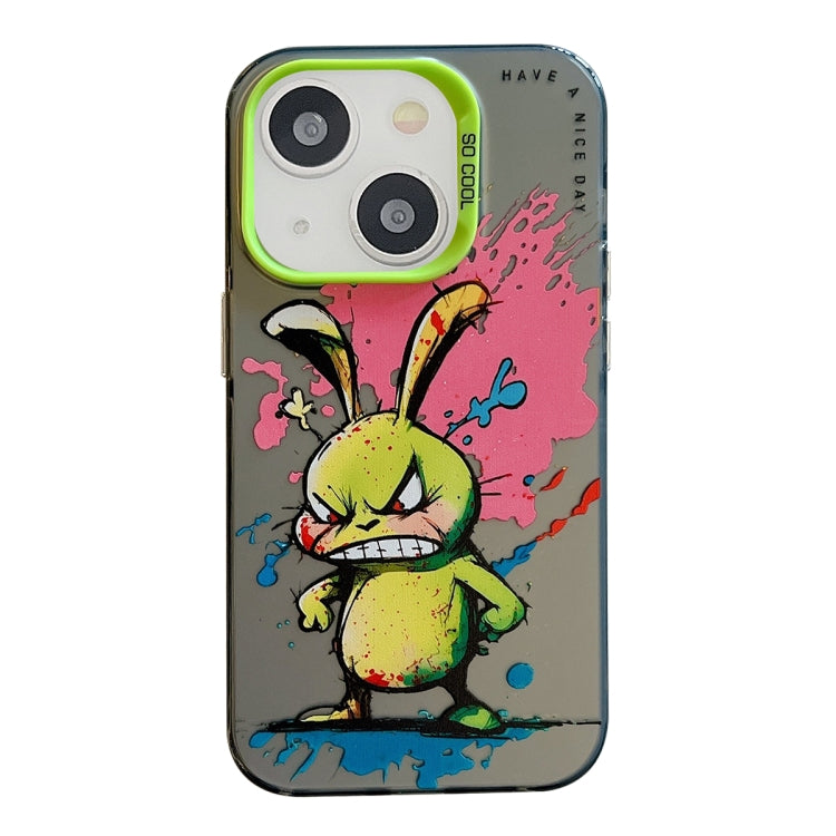 Animal Pattern Oil Painting Series PC + TPU Phone Case, For iPhone 13