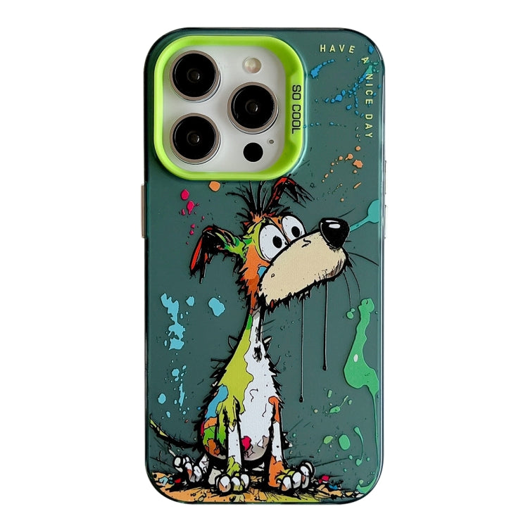 Animal Pattern Oil Painting Series PC + TPU Phone Case, For iPhone 13 Pro