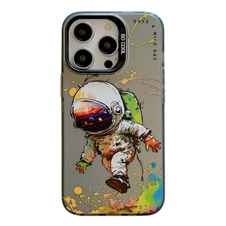 Animal Pattern Oil Painting Series PC + TPU Phone Case, For iPhone 13 Pro