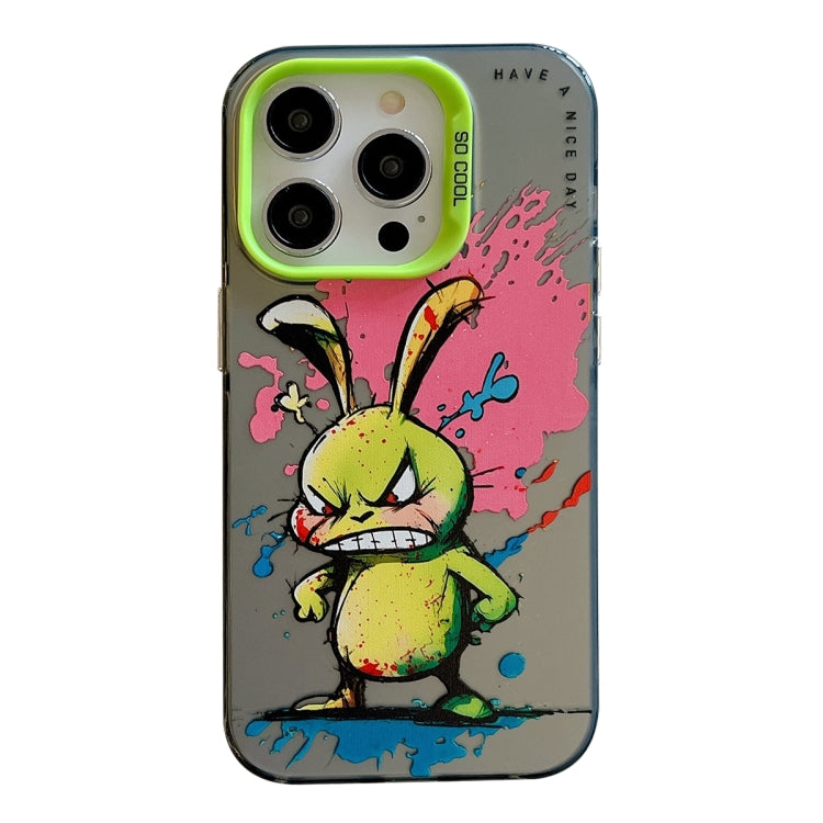 Animal Pattern Oil Painting Series PC + TPU Phone Case, For iPhone 13 Pro