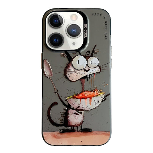 Animal Pattern Oil Painting Series PC + TPU Phone Case, For iPhone 11 Pro Max