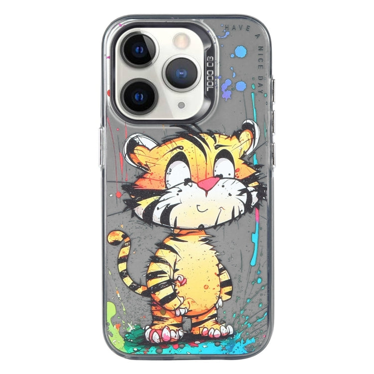 Animal Pattern Oil Painting Series PC + TPU Phone Case, For iPhone 11 Pro Max